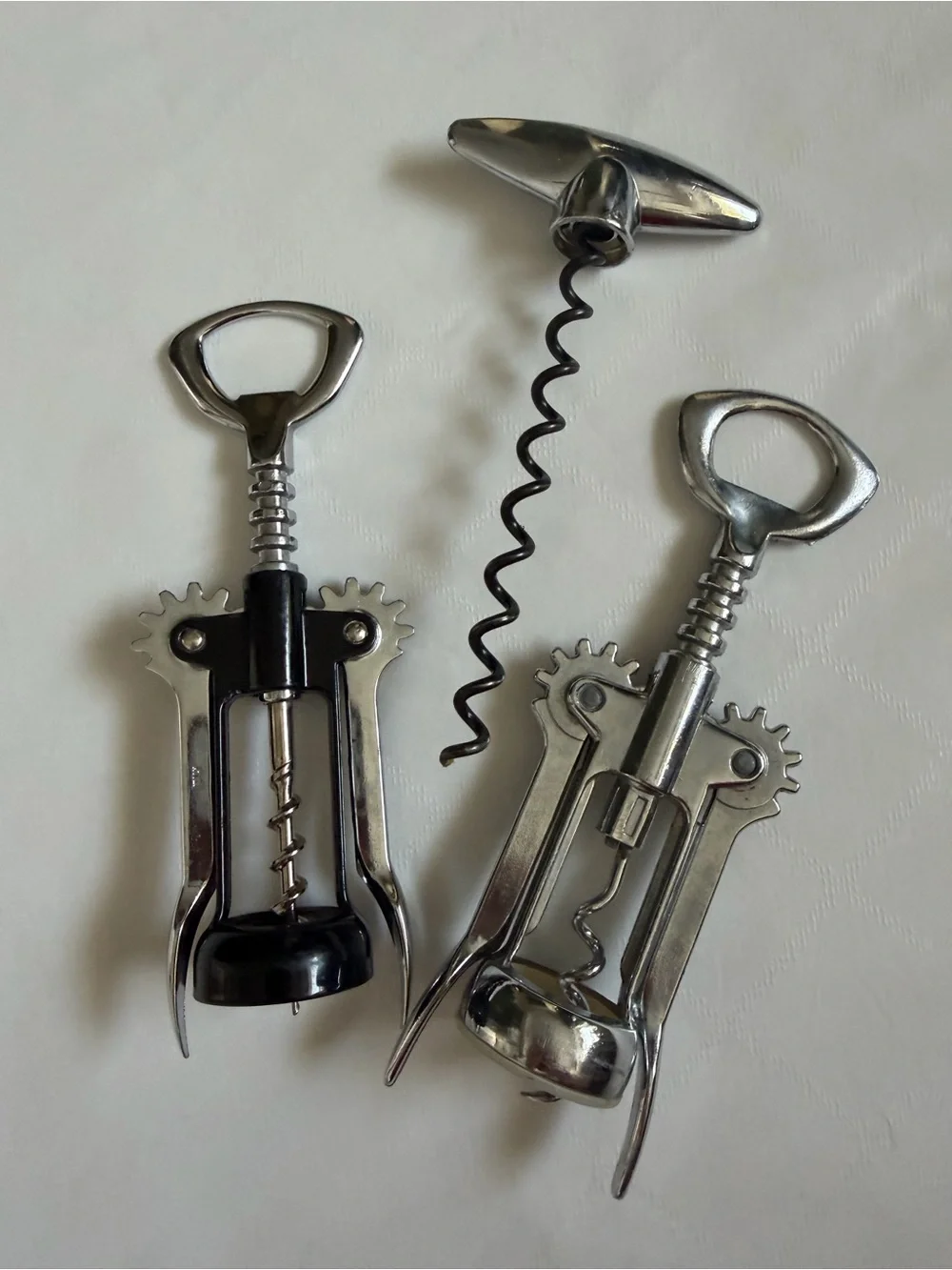 Winged Corkscrew Bottle Opener set